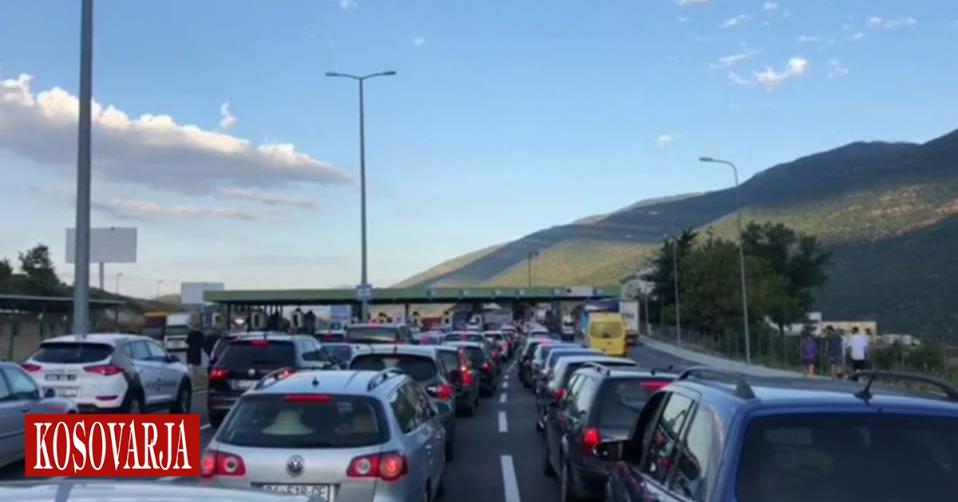Mërgimtarët ia mësyjnë Kosovës  pritjet në kufij arrijnë deri në dy orë