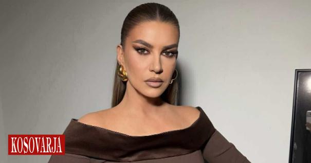 Ky fustan festiv i Leonora Jakupit  modeli më i kërkuar nga femrat