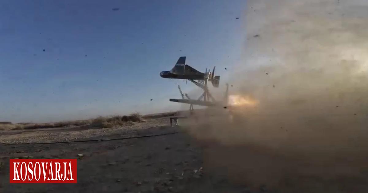 Testohet droni kosovar  Skifteri   pamje nga goditja me rreze veprimi deri në një mijë kilometra