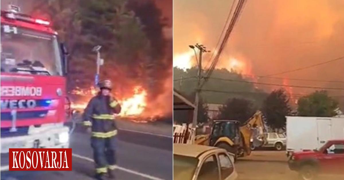 Disa të vdekur  mijëra të zhvendosur   Kili shpall  gjendje katastrofike  pas shpërthimit të zjarreve vdekjeprurëse